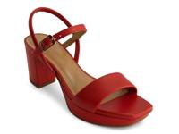 Canto Platform Sandal Red view