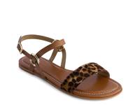 Henre Sandal Black/Cognac/Beige Leopard Print view