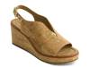 Kuarta Wedge Sandal Light Brown/Metallic Gold Cork Print view