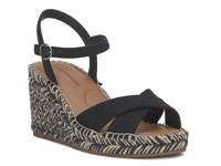 Candyr Espadrille Wedge Sandal Black view
