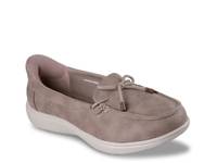 Slip-ins On-the-GO Flex Radiant Lana Boat Shoe Dark Taupe view