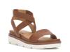Jess Wedge Sandal Brown view