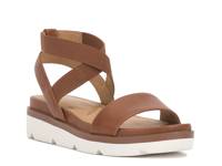 Jess Wedge Sandal Brown view