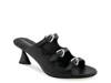 Jenna Sandal Black Leather view
