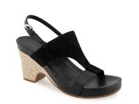Mackenzie Espadrille Platform Sandal Black Suede view