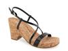 Miles Platform Sandal Black view