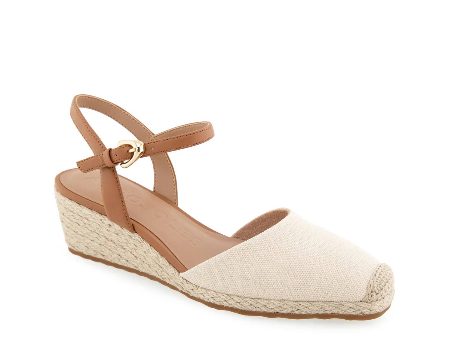 Real Espadrille Wedge Pump