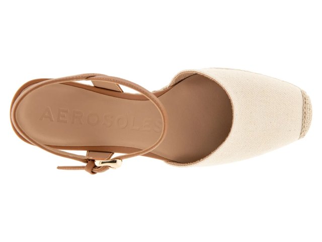 Real Espadrille Wedge Pump