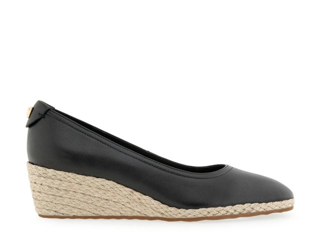 Roma Espadrille Wedge Pump