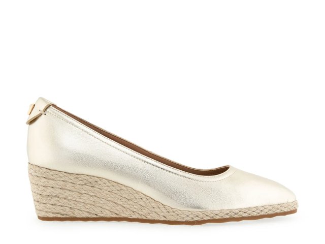 Roma Espadrille Wedge Pump