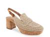Santina Platform Pump Natural Beige Raffia view