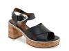 Zephyr Platform Sandal Black/Brown Leather view