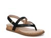 Carolyn Wedge Sandal Black view