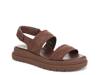 Attract Platform Sandal Dark Brown view