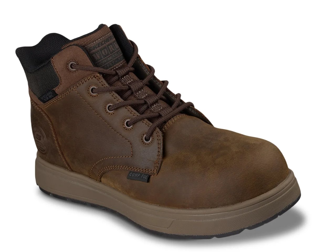 Hands Free Slip-ins Work Slip-Resistant Cliff Composite Toe Work Boot - Men's
