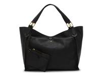 Deena Leather Tote Black view