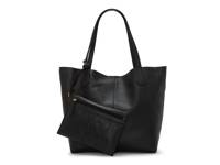 Jenna Leather Tote Black view