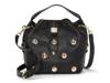Pippa Leather Bucket Bag Black view