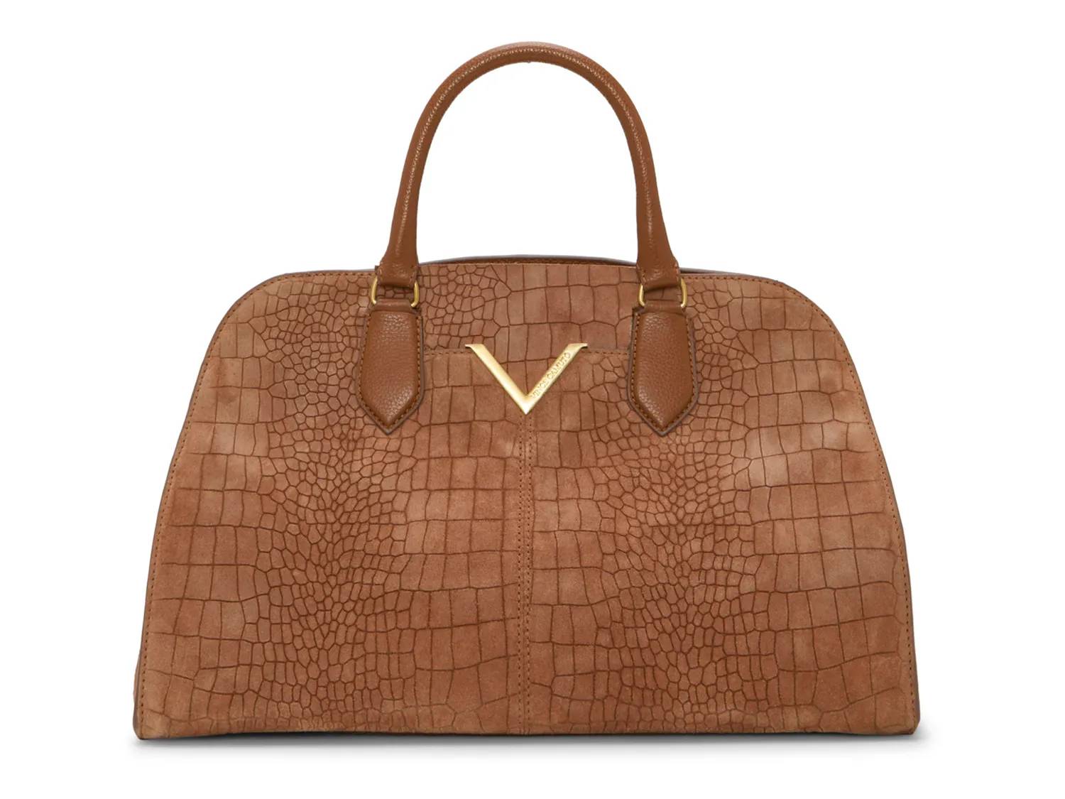 Tasha Leather Dome Satchel