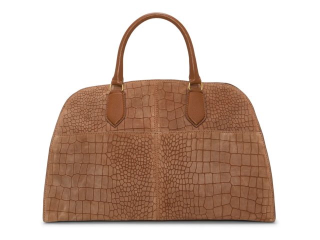 Tasha Leather Dome Satchel