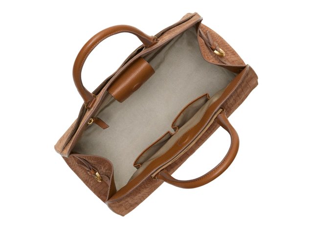 Tasha Leather Dome Satchel