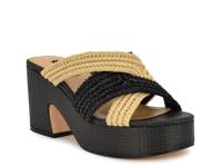 Bemay Platform Sandal Black view