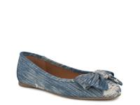 Veronika Ballet Flat Blue Denim view