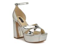 Vicky Platform Sandal Silver Metallic Synthetic view