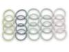 Seamless Shimmer Hair Ties - 20 Pack Multicolor view