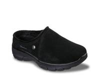 Relaxed Fit Easy Going Lovely Latte Clog Black Suede view