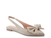 Simona Flat Taupe/Gold Metallic view