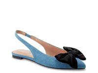 Simona Flat Denim Blue/Black view
