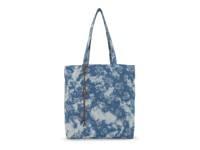 Pira Large Tote Blue Floral Print view