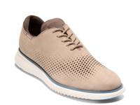 2.Zerogrand Laser Wingtip Oxford Beige view