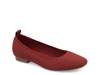 Rasia Ballet Flat Red Knit view