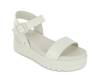 Kayci Platform Wedge Sandal Bone White view