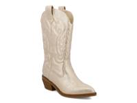 Kelsha Western Boot Gold Metallic view