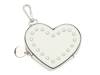 Heart Coin Purse Bag Charm White view