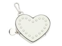 Heart Coin Purse Bag Charm White view