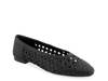 Arno Raffia Ballet Flat Black view
