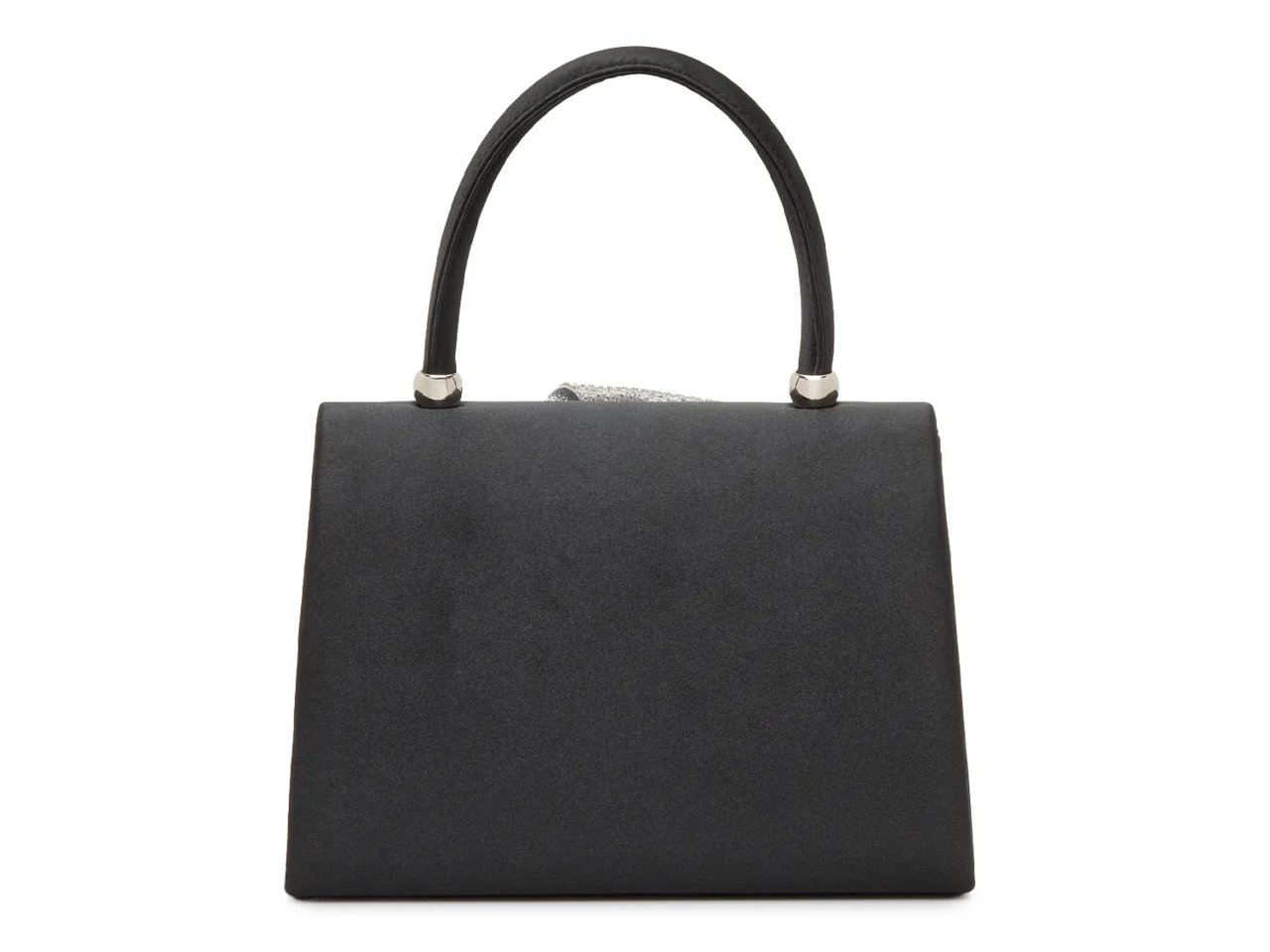 3D Flower Satin Satchel