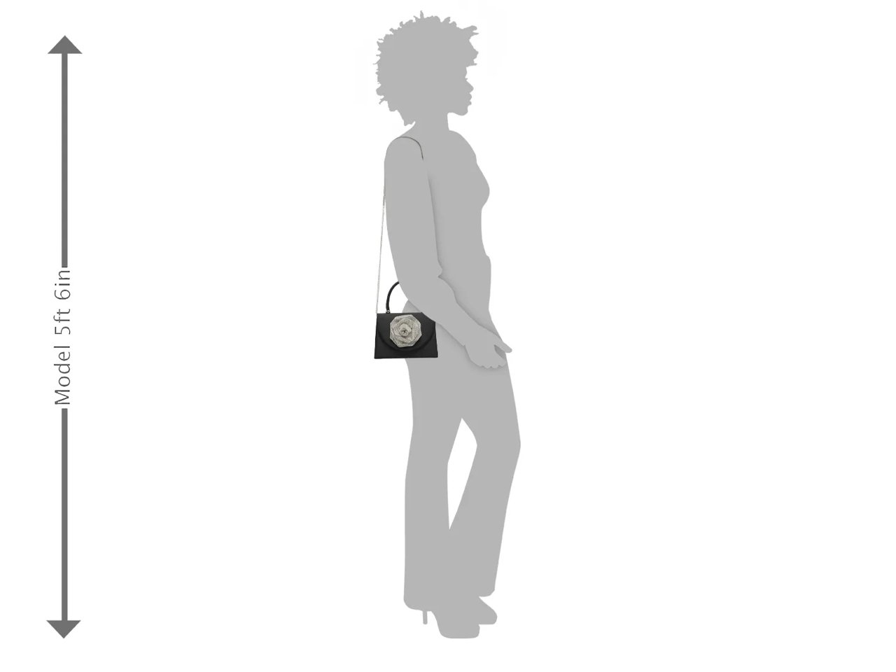 3D Flower Satin Satchel