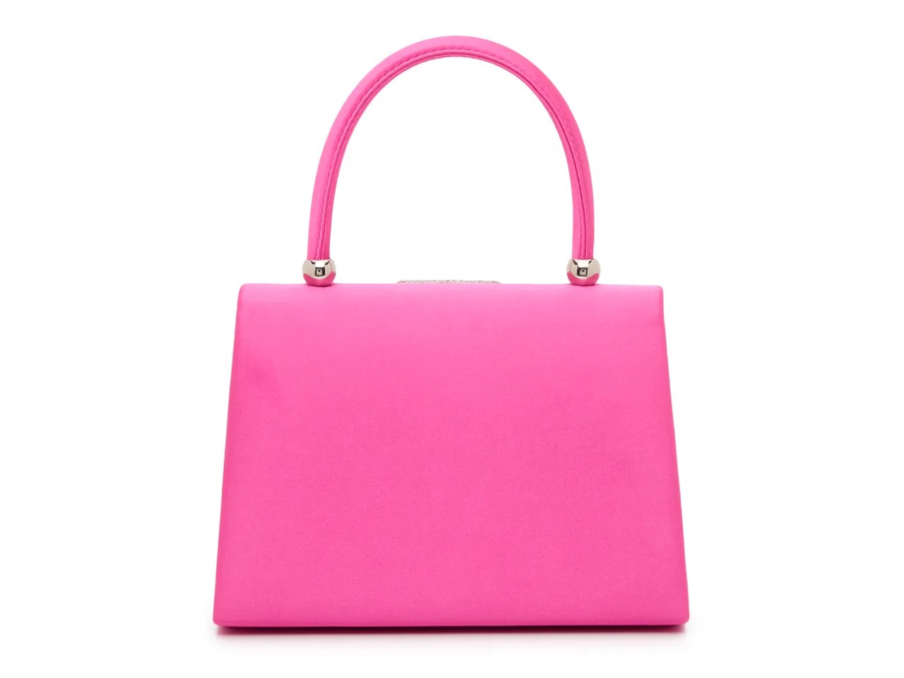 3D Flower Satin Satchel