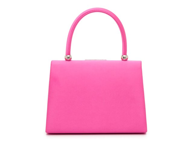 3D Flower Satin Satchel