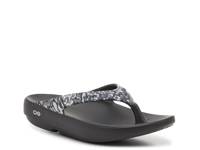 OOLala Flip Flop Black/Grey Camo Print view