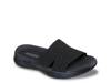 GO WALK Flex Stardust Slide Sandal - Women's Black view