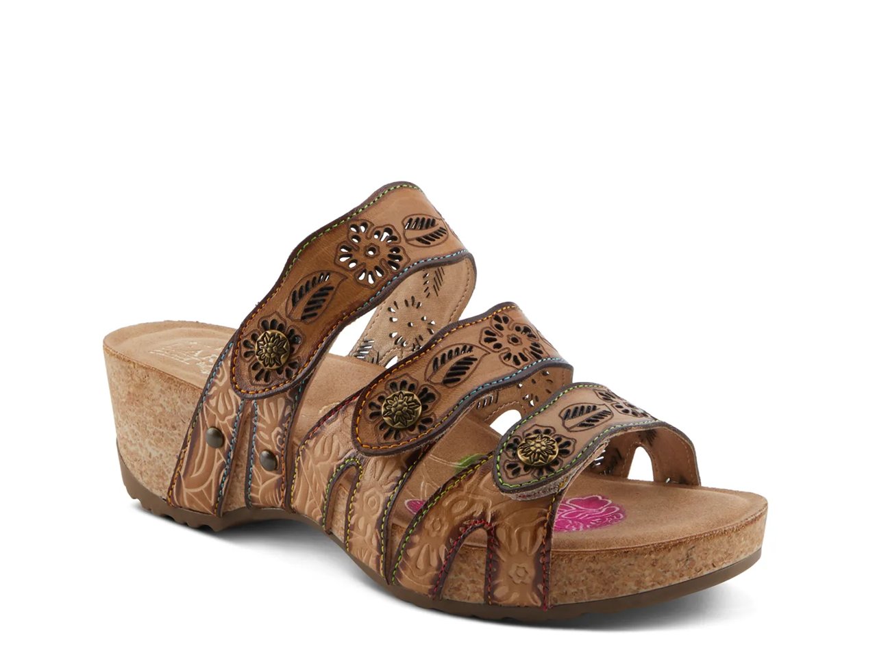 Carbone Wedge Sandal
