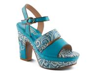 Hotstrut Platform Sandal Blue view