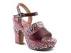 Hotstrut Platform Sandal Purple view