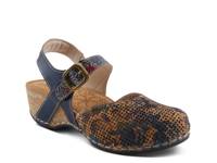 Koraline Platform Sandal Navy/Multicolor Floral view